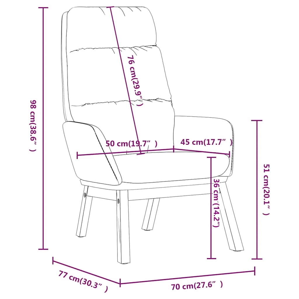 Relaxsessel Schwarz Stoff