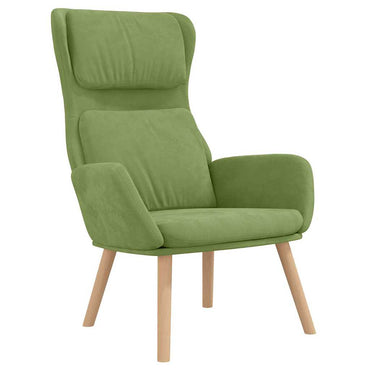 vidaXL Relaxsessel Hellgrün Samt