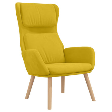 vidaXL Relaxsessel Senfgelb Samt