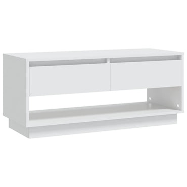 Meuble TV vidaXL blanc 102x41x44 cm en bois d'ingénierie