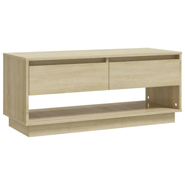 Meuble TV vidaXL chêne Sonoma 102x41x44 cm en bois d'ingénierie