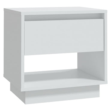 vidaXL Nachttisch Weiß 45x34x44 cm Holzwerkstoff