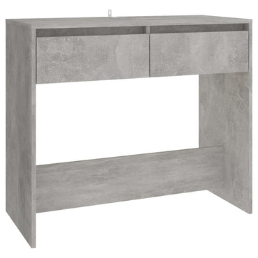 vidaXL Console Gris Béton 89x41x76,5 cm Bois d'ingénierie