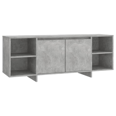 Meuble TV vidaXL gris béton 130x35x50 cm aggloméré