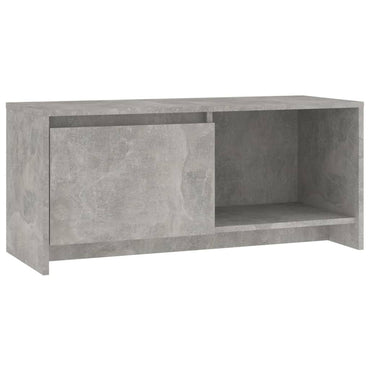 vidaXL Meuble TV Gris béton 90x35x40 cm Bois d'ingénierie