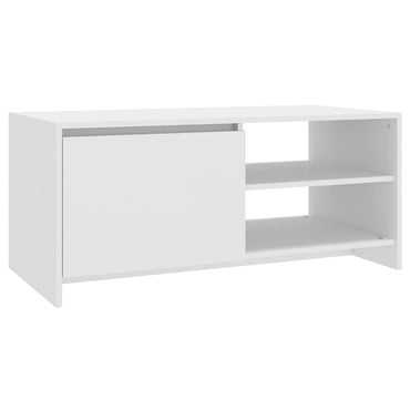 vidaXL Couchtisch Weiß 102x50x45 cm Holzwerkstoff