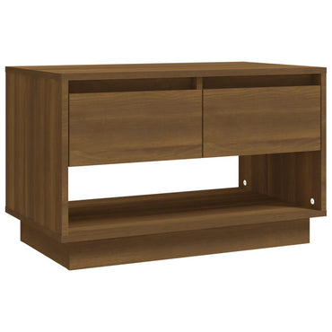 vidaXL Meuble TV marron aspect chêne 70x41x44 cm Aggloméré