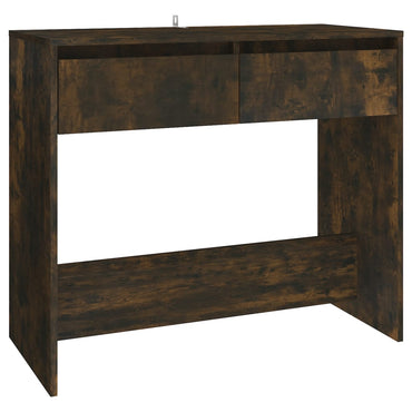 vidaXL Console Chêne Fumé 89x41x76,5 cm Bois d'ingénierie