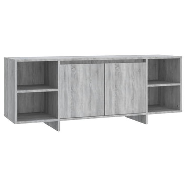 vidaXL Meuble TV Gris Sonoma 130x35x50 cm Aggloméré