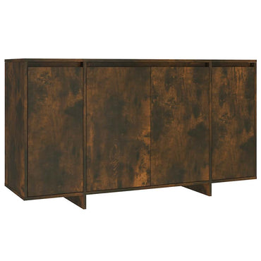 vidaXL Buffet chêne fumé 135x41x75 cm en bois d'ingénierie
