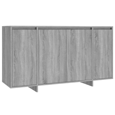 vidaXL Buffet gris Sonoma 135x41x75 cm Aggloméré