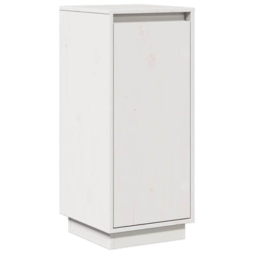 vidaXL Commode blanche 31,5x34x75 cm Bois de pin massif