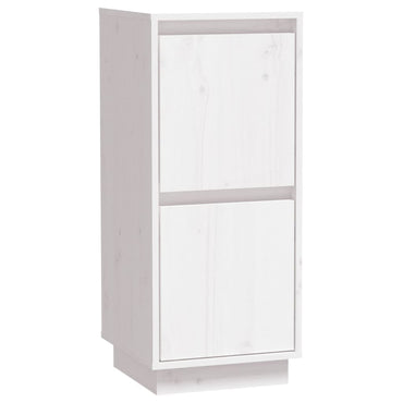 vidaXL Sideboard Weiß 31,5x34x75 cm Massivholz Kiefer