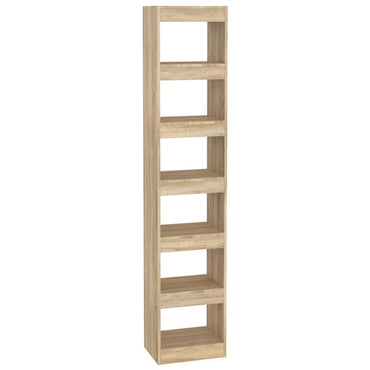 vidaXL Bücherregal/Raumteiler Sonoma-Eiche 40x30x198 cm