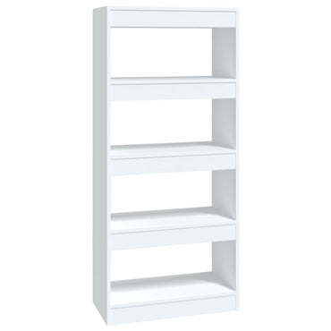 vidaXL Bibliothèque/Séparateur de pièce Blanc 60x30x135 cm Bois d'ingénierie