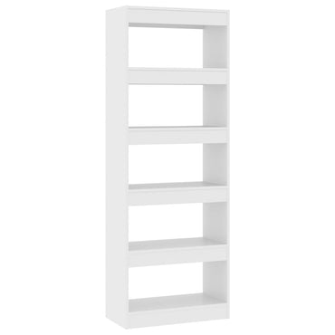 vidaXL Bibliothèque/Séparateur de pièce Blanc 60x30x166 cm Bois d'ingénierie