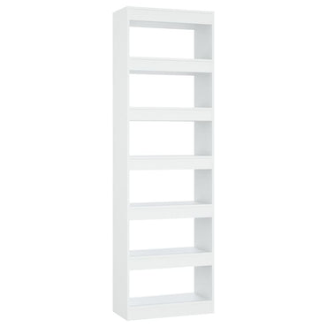 vidaXL Bücherregal/Raumteiler Weiß 60x30x198 cm