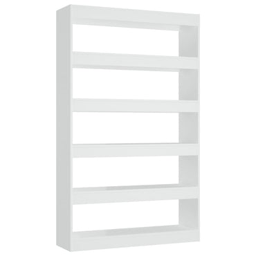 vidaXL Bücherregal/Raumteiler Weiß 100x30x166 cm