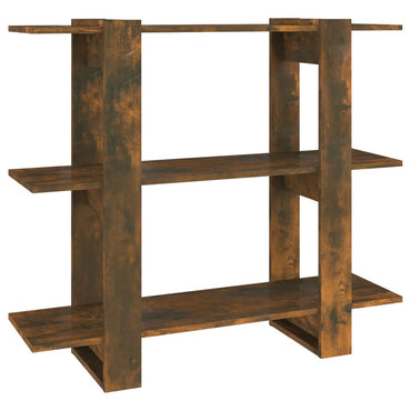 vidaXL Bücherregal/Raumteiler Räuchereiche 100x30x87 cm
