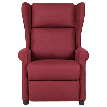 vidaXL Relaxsessel Weinrot Stoff