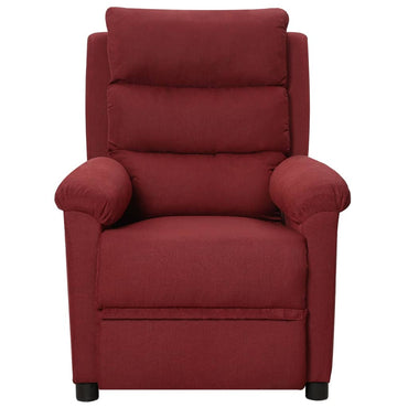 vidaXL Relaxsessel Weinrot Stoff