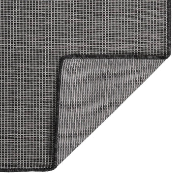 vidaXL Tapis d'extérieur tissé à plat 140x200 cm Gris