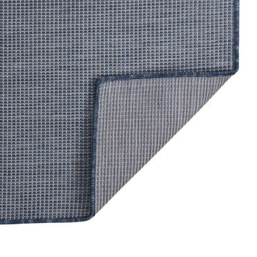 vidaXL Tapis d'extérieur tissé à plat 80x250 cm Bleu