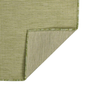 vidaXL Tapis d'extérieur tissé à plat 160x230 cm Vert
