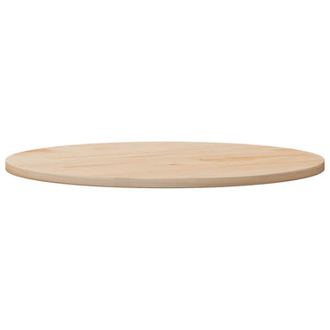 vidaXL Plateau de table Ø80x2,5 cm Pin massif