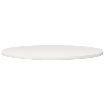 vidaXL Plateau de table Blanc Ø80x2,5 cm Bois de pin massif