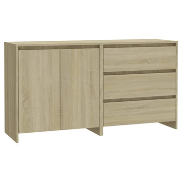 vidaXL Enfilade 2 pcs Chêne Sonoma Aggloméré