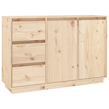 vidaXL Sideboard 111x34x75 cm Massivholz Kiefer