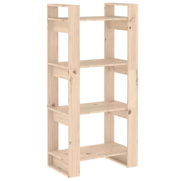 vidaXL Bücherregal/Raumteiler 60x35x125 cm Massivholz