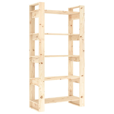 vidaXL Bücherregal/Raumteiler 80 x 35 x 160 cm Massivholz
