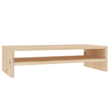 vidaXL Support d'écran 50x24x13 cm Bois de pin massif