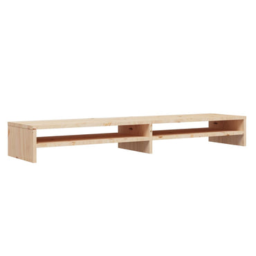 vidaXL Support d'écran 100x24x13 cm Bois de pin massif