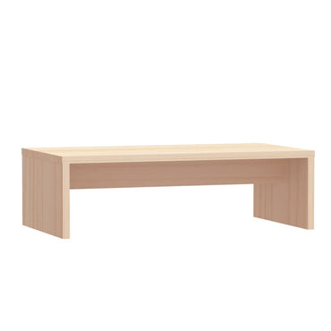 vidaXL Monitorständer 50x27x15 cm Massivholz Kiefer