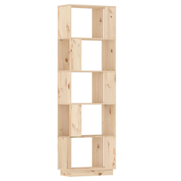 vidaXL Bücherregal/Raumteiler 51x25x163,5 cm Massivholz Kiefer