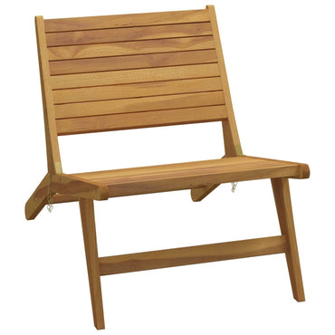 vidaXL Chaise de jardin en teck massif