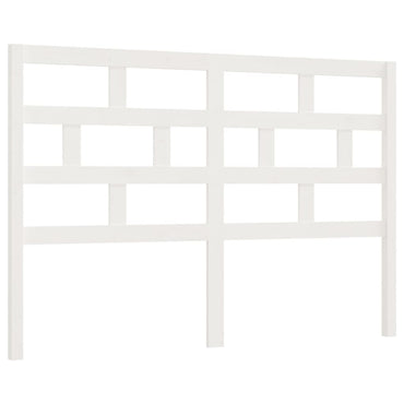 vidaXL Kopfteil Weiß 146x4x100 cm Massivholz Kiefer