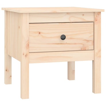 vidaXL Table d'appoint 50x50x49 cm Bois de pin massif