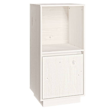 vidaXL Buffet blanc 38x35x80 cm Bois de pin massif