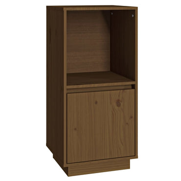 vidaXL Buffet marron miel 38x35x80 cm bois de pin massif