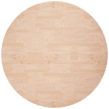 vidaXL Plateau de table rond Ø80x2,5 cm Bois de chêne massif non traité