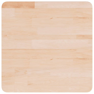 vidaXL Tischplatte Quadratisch 50x50x2,5 cm Eichenholz Unbehandelt