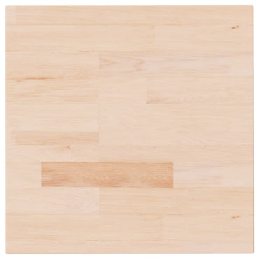 vidaXL Tischplatte Quadratisch 40x40x4 cm Eichenholz Unbehandelt