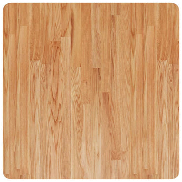 vidaXL Plateau de table carré Chêne traité marron clair 70x70x2,5 cm