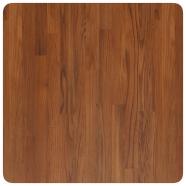 vidaXL Plateau de Table Carré Marron Foncé 60x60x2,5cm Chêne Traité