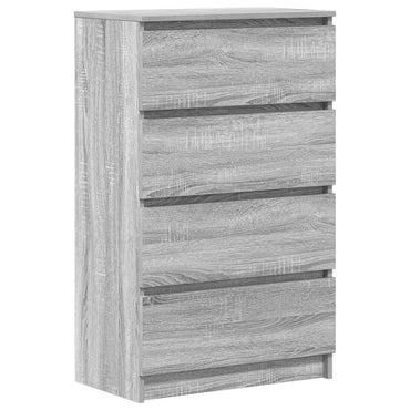 vidaXL Sideboard Grau Sonoma 60x35x98,5 cm Holzwerkstoff