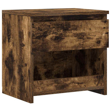 vidaXL Nachttisch Räuchereiche 40x30x39 cm Holzwerkstoff